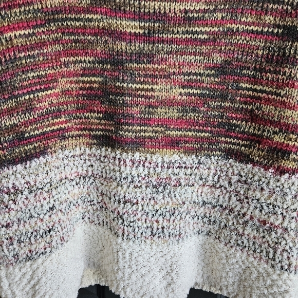 Adora embroidered textured cowlneck sweater Sz S/M - Picture 6 of 9